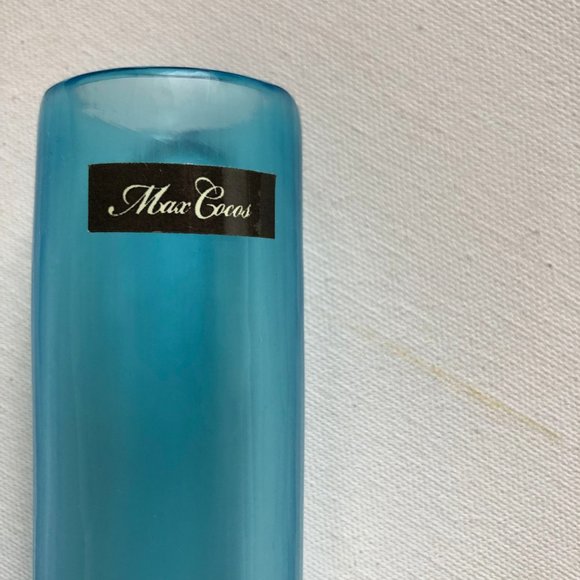 Max Cocos Blue Glass Vase 20" Tall Floor Vase For Home Decor  NWT - Picture 3 of 6